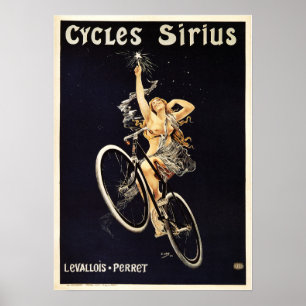 Cycles Sirius Vintage French Poster Advertising