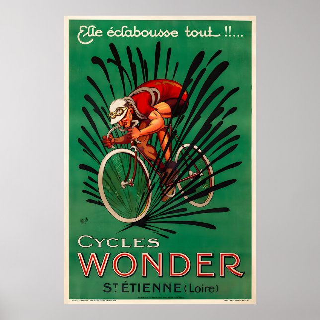 Cycles Wonder Bicycle Poster Prints (Front)