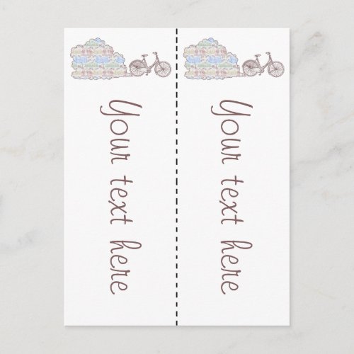 Cycling Aarhus 2x bookmarks Postcard