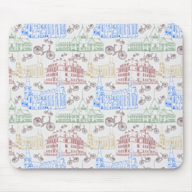 Cycling Aarhus, Mouse Pad (Front)