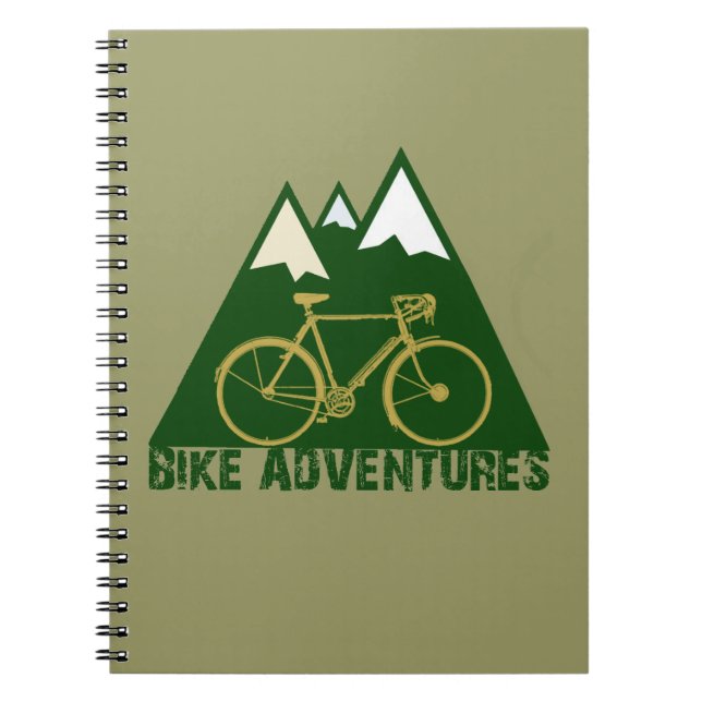 cycling adventure - bikes notebook (Front)