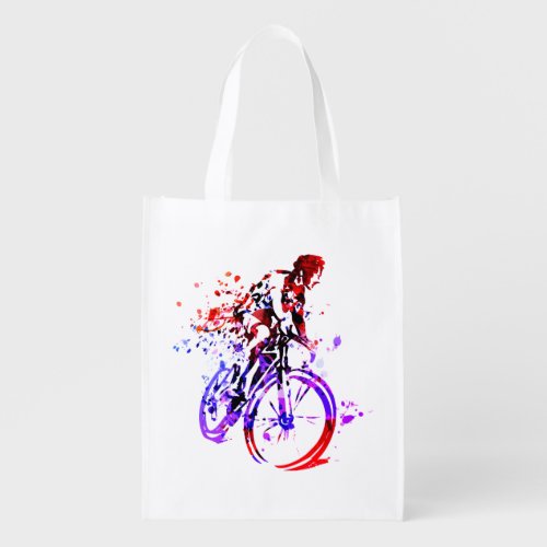 Cycling Adventure Grocery Bag
