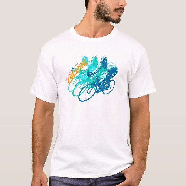 Cycling Art Tee. Fully Customizable! Info below. T-Shirt (Front)