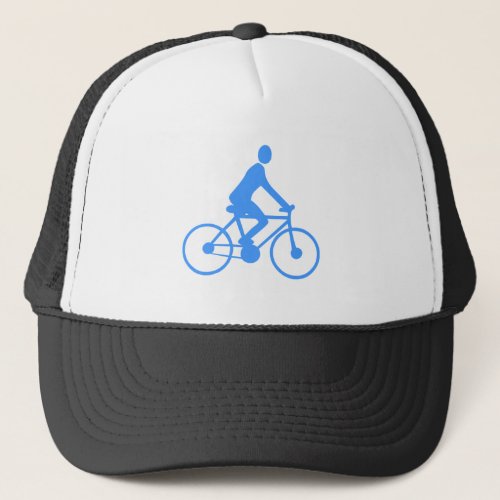 Cycling _ Baby Blue Trucker Hat