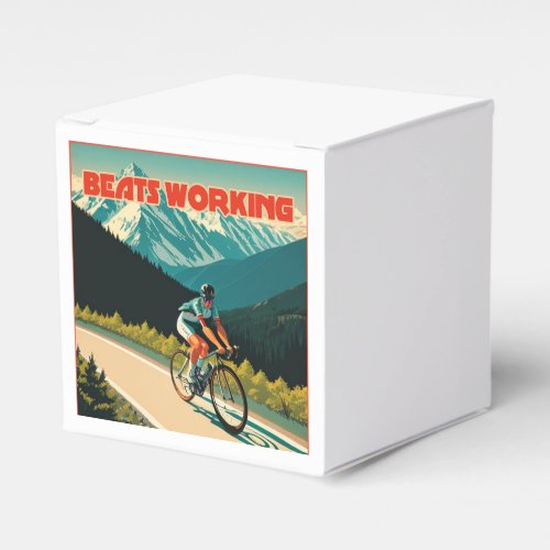 Cycling Beats Working Favor Boxes