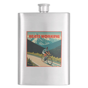 Cycling Beats Working Flask
