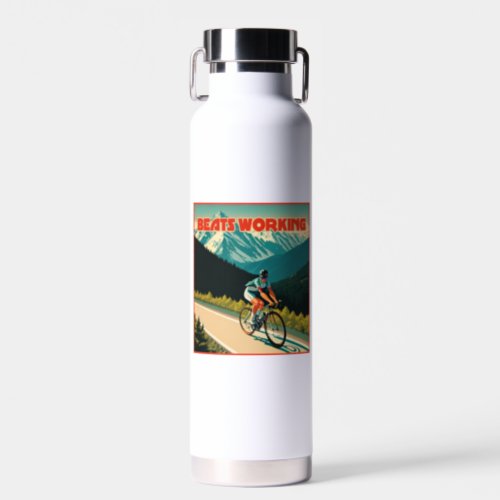 Cycling Beats Working Water Bottle