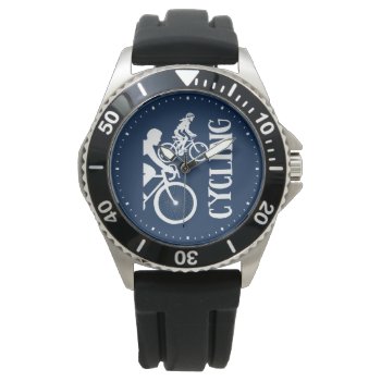 Cycling Bicycle Bike Riders Watch by Flissitations at Zazzle