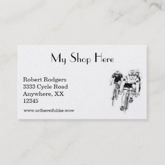 Cycling / Bicycle Race Business Card