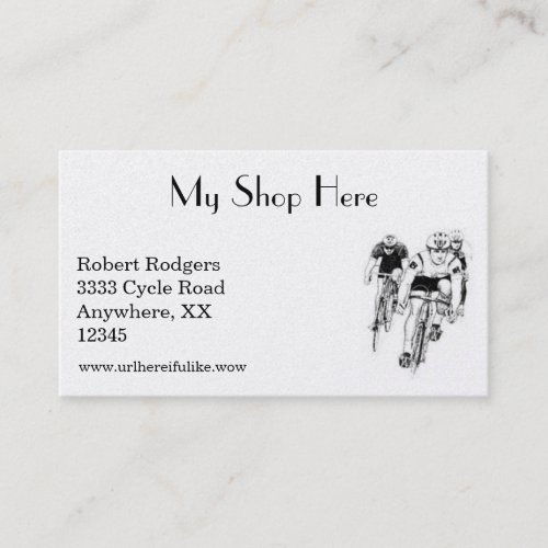 Cycling  Bicycle Race Business Card