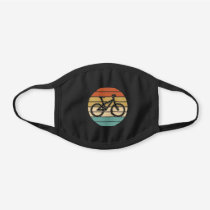 Cycling Bicycle Vintage Sunset Biking Gift Black Cotton Face Mask Cycling Bicycle Vintage Sunset Biking Gift Black Cotton Face Mask
