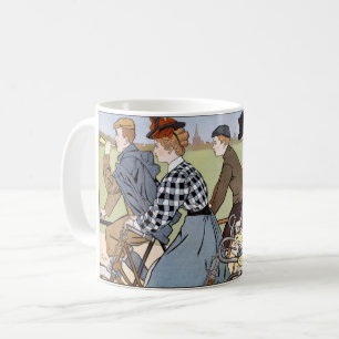 Cycling, Bicycles, Van Caspel Coffee Mug