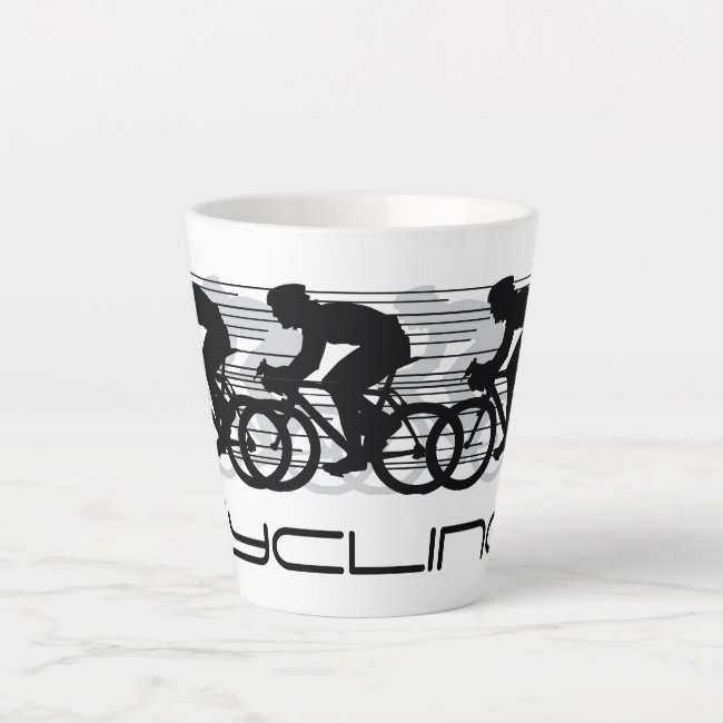 Cycling Bicycling Design Latte Cup