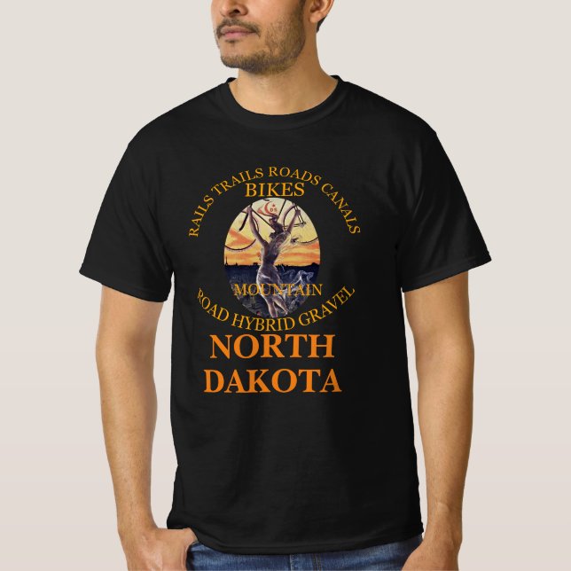 CYCLING BIKE GRAVEL MTB MOUNTAIN HYBRID BICYCLES T-Shirt (Front)