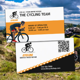 Cycling & Bike Shop Business Card