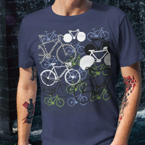 Cycling  bikes-composition T-Shirt
