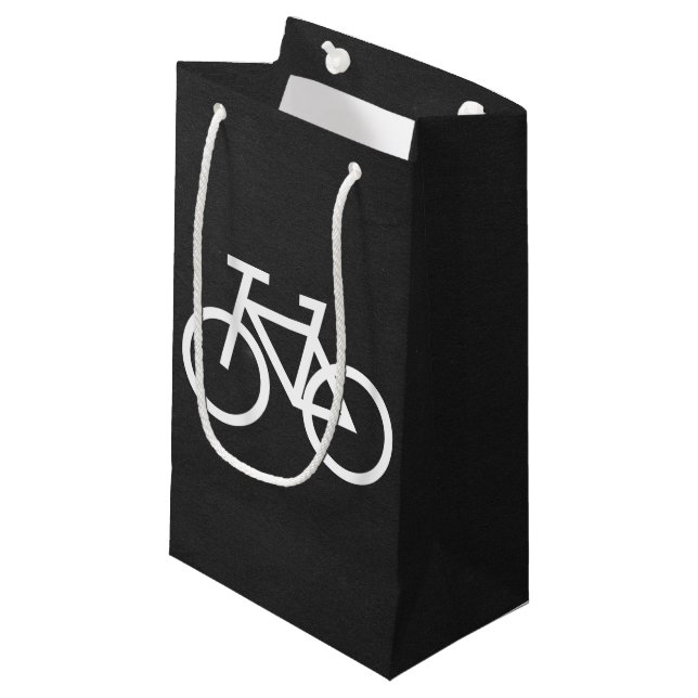 Cycling Bikes Minimal Small Gift Bag (Front Angled)