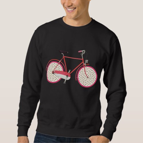 Cycling Biking Bicycle Bike Cyclist Dragon Fruit M Sweatshirt