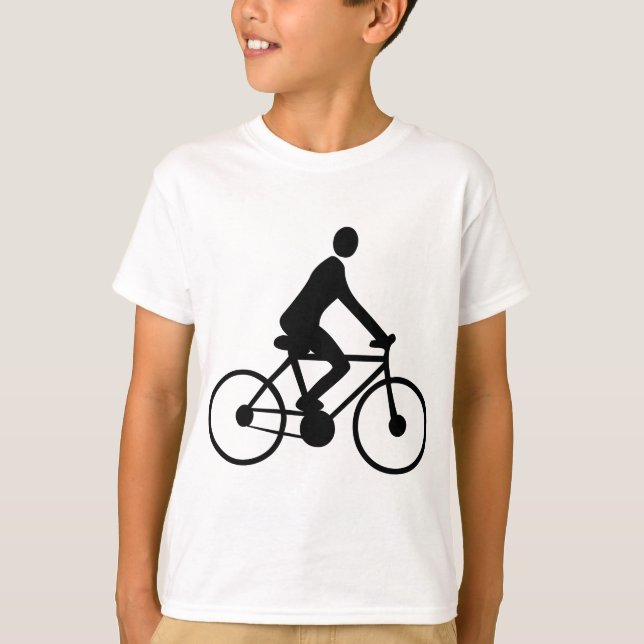 Cycling - Black T-Shirt (Front)