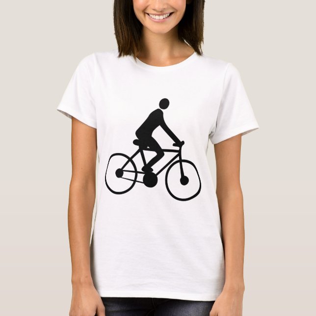 Cycling - Black T-Shirt (Front)