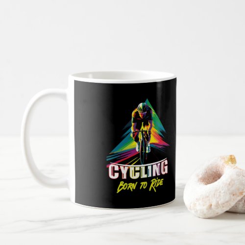 Cycling Born to Ride Coffee Mug