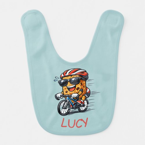 Cycling Breakfast Bar Baby Bib