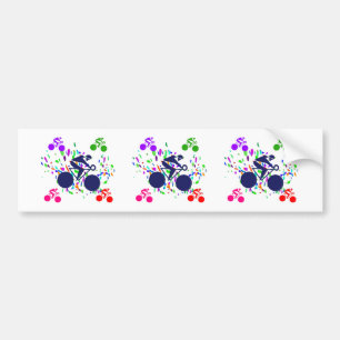 CYCLING BUMPER STICKER