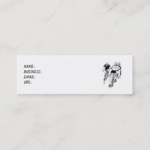 Customizable Cycling Business Card