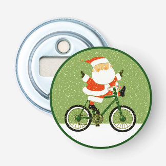 Cycling Christmas Bottle Opener