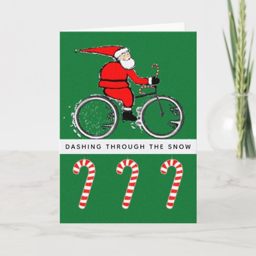 Cycling Christmas Holiday CardS