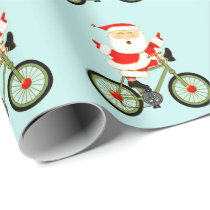 cycling Christmas Wrapping Paper cycling Christmas Wrapping Paper