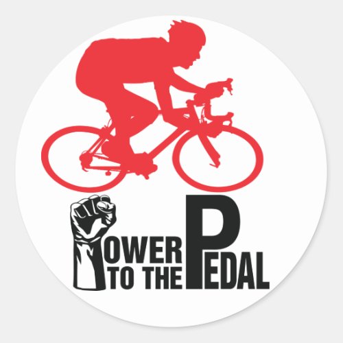 Cycling Classic Round Sticker