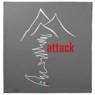 Cycling Climb, Attack Cloth Napkin