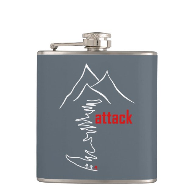 Cycling Climb, Attack Flask (Front)