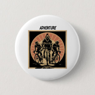 Cycling Club Team Design for Men Button