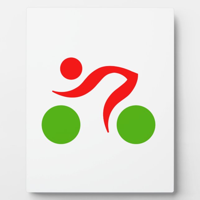 Cycling cool logo plaque (Front)