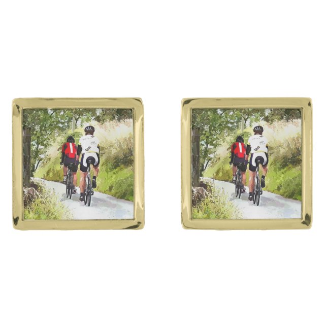 CYCLING CUFFLINKS (Front)