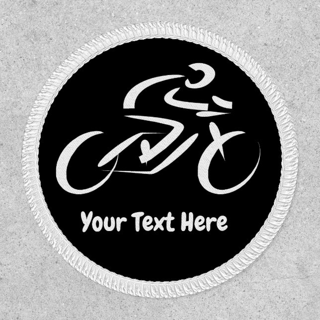 Cycling Cyclist Bicycle Custom  Patch (Front)