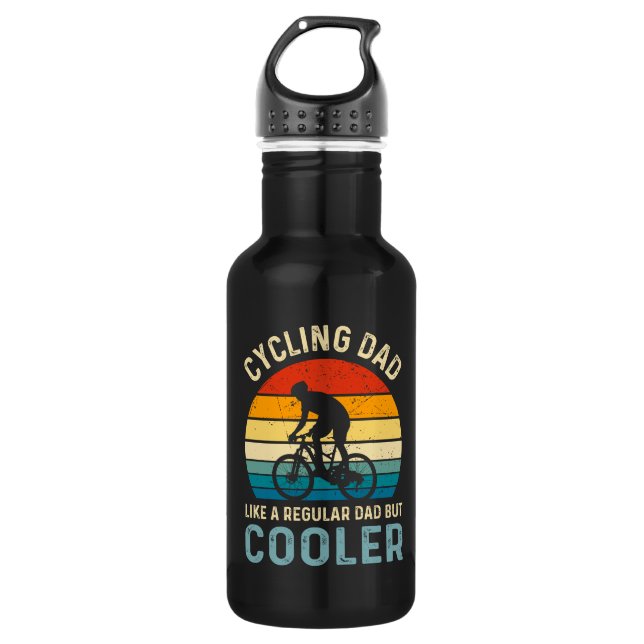 Cycling Dad | Cyclist | Cycologist | Adventure Stainless Steel Water Bottle (Front)