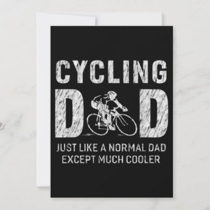 Cycling Dad Gifts For Father Cycling Cool Dad Invitation
