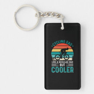 Cycling Dad Keychain