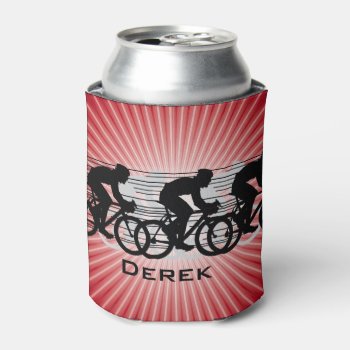 Cycling Design Can Cooler by SjasisSportsSpace at Zazzle