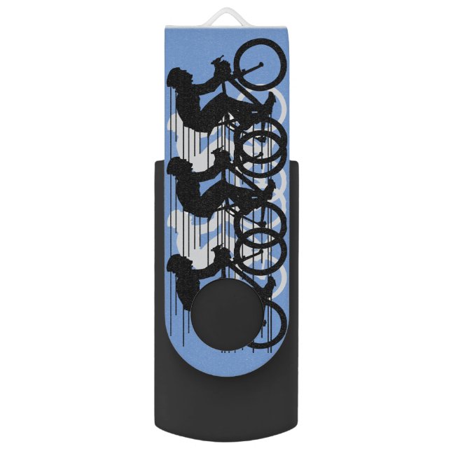 Cycling Design Flash Drive (Front Vertical)