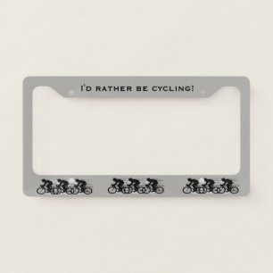 Cycling Design License Plate Frame
