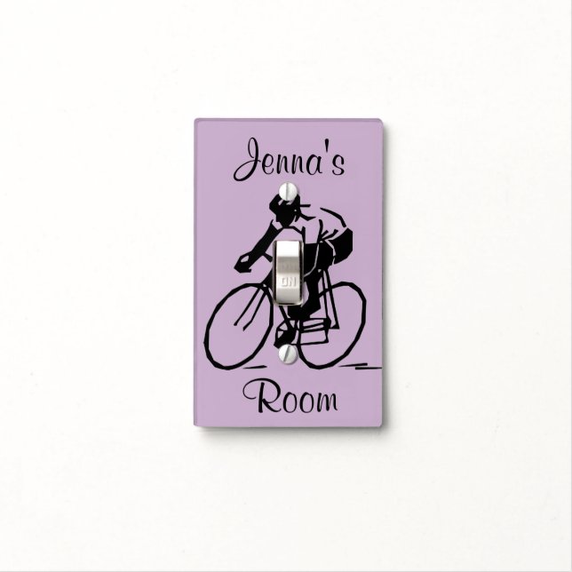Cycling Design Light Switch Cover (In Situ)