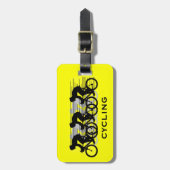 Cycling Design Luggage Tags (Front Vertical)