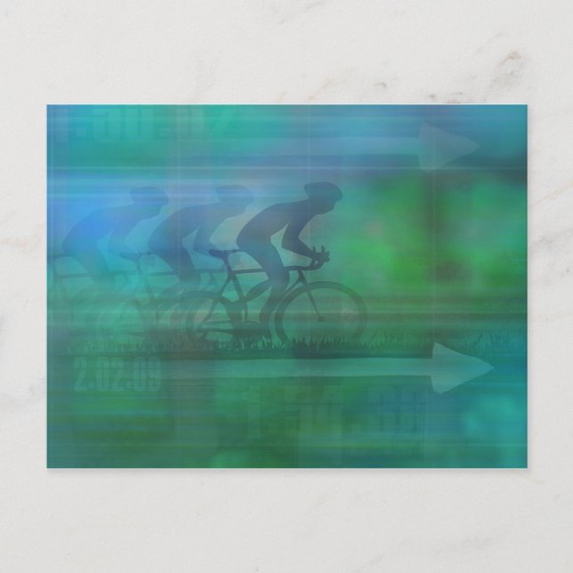 Cycling Design Postcard (Front)