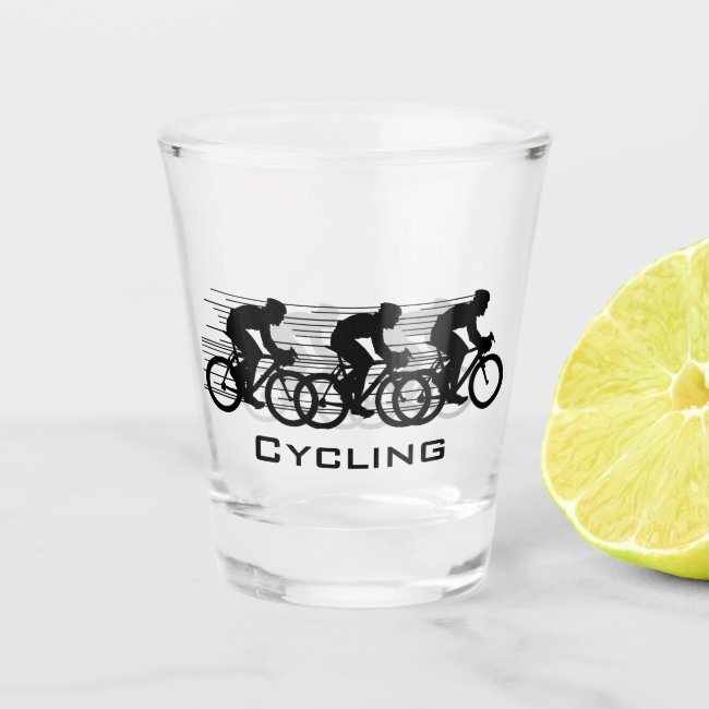 Cycling Design Shot Glass