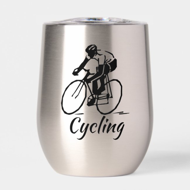 Cycling Design Thermal Wine Tumbler