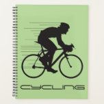 Cycling Design Weekly/Monthly Planner<br><div class="desc">Cycling Design Weekly/Monthly Planner with customizable text and background color.</div>